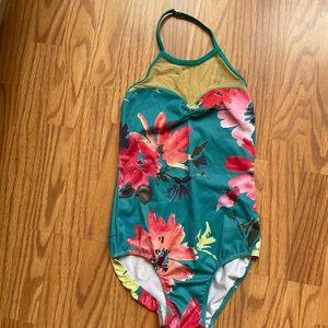 Floral Eleve dancewear leotard